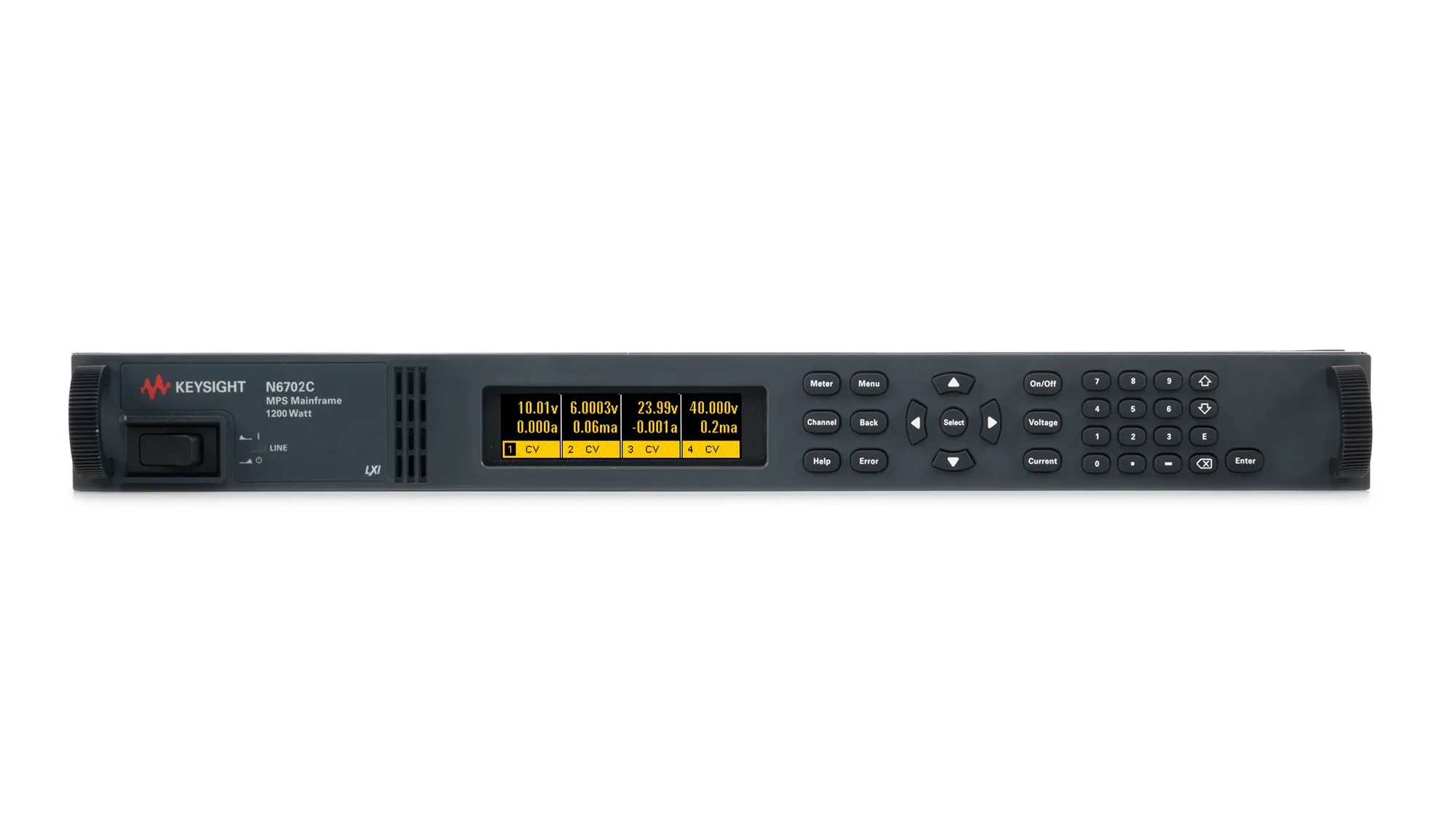Keysight N6702C Modulares Stromversorgungssystem Mainframe