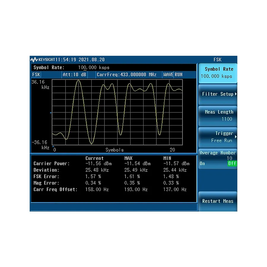 Keysight N9323CK/DMA ASK/FSK-Demodulations-Analyseoption