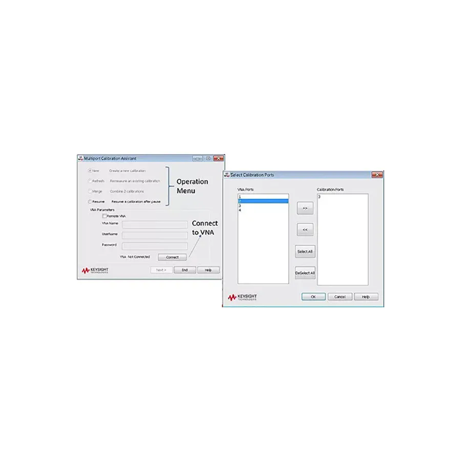 Keysight S97552B Mehrport-Kalibrierassistent Option