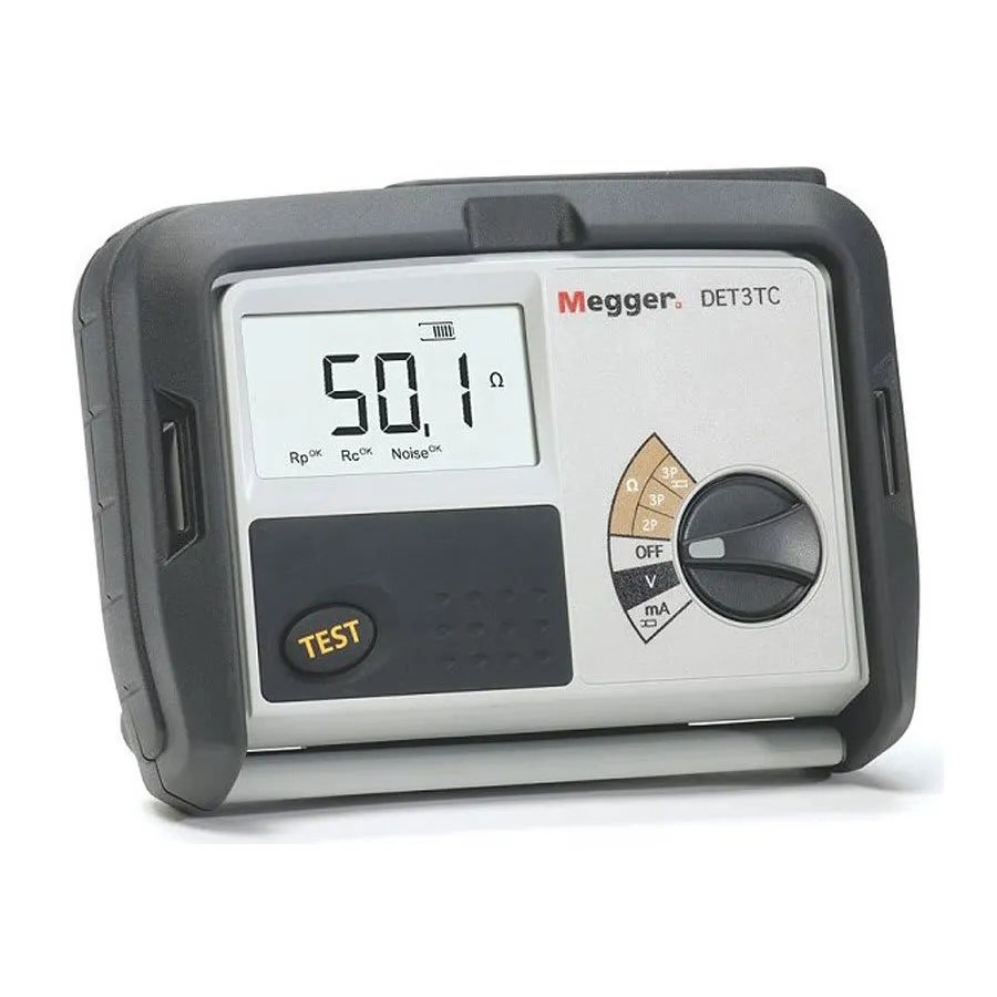 Megger DET3TC Digitales Erdungsprüfer