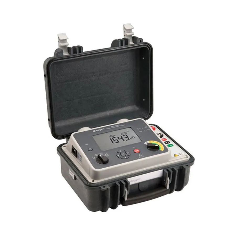 Megger DLRO100EB Digitales Niedrigwiderstands-Mikro-Ohmmeter
