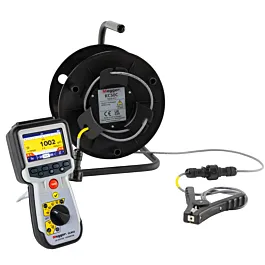 Megger DLRO2-KC50C-KIT Niederohmmeter-Kit mit 50-m-Kelvin-Clip-Prüfleiter-Rolle