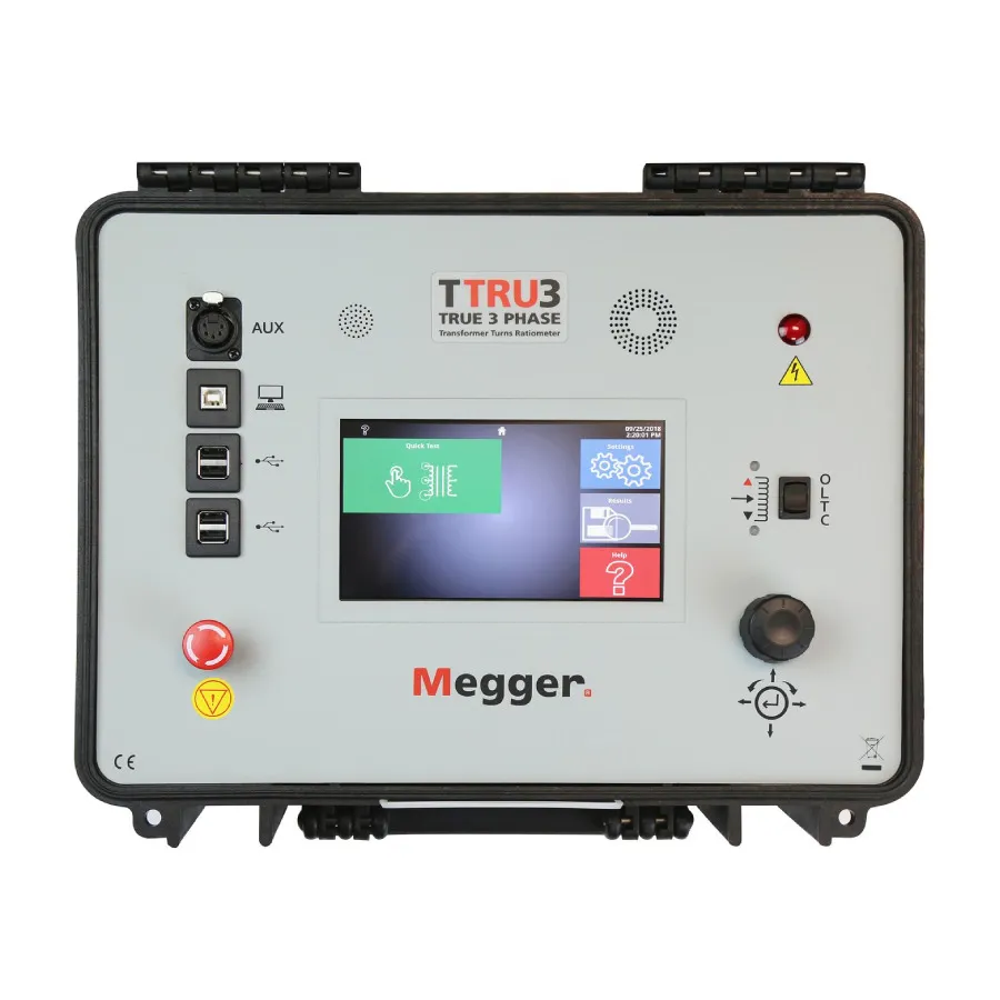 Megger TTRU3-Basic 3-Phasen-Transformator-Wicklungsverhältnis-Messgerät