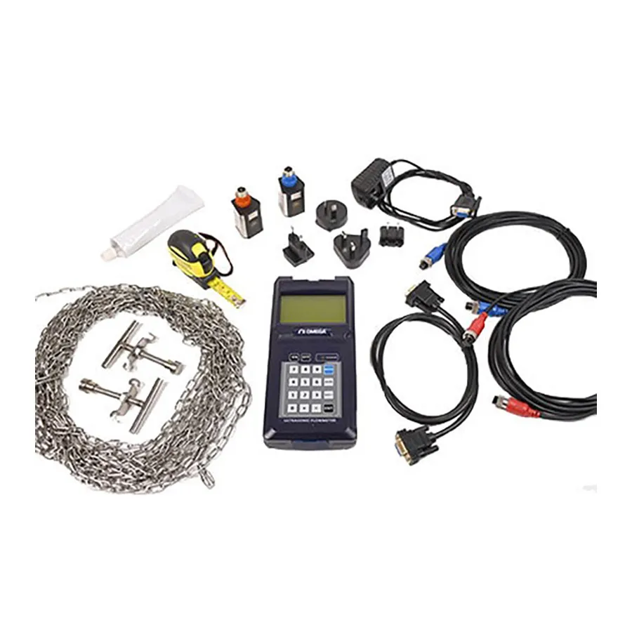 Omega FDT-25 Digitales Ultraschall-Durchflussmessgerät-Set