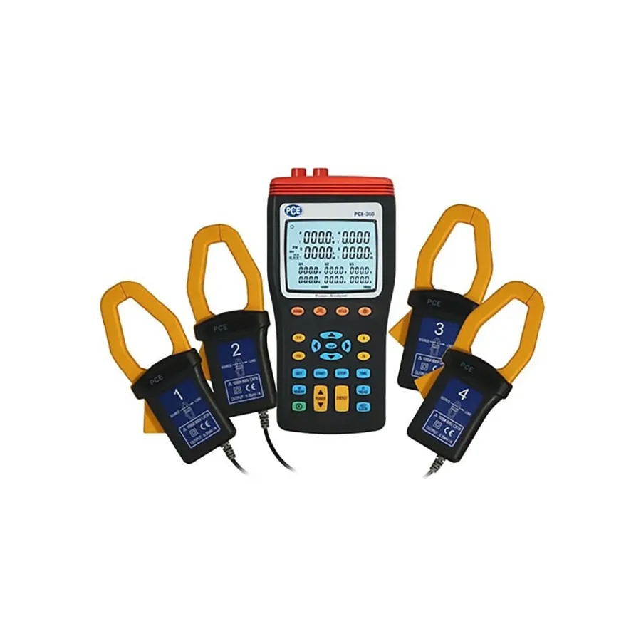 PCE Instruments PCE-360 Einphasen- und Dreiphasen-Leistungszange