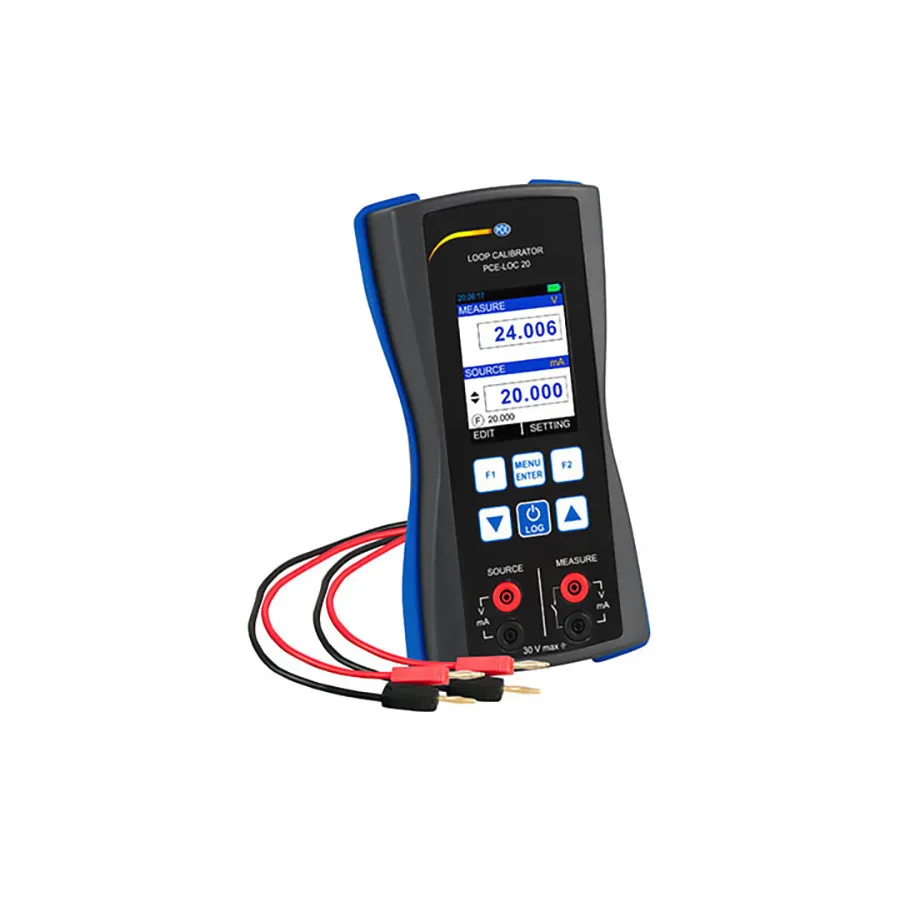 PCE Instruments PCE-LOC 20 Schleifendaten-Kalibriergerät mit Datenlogger