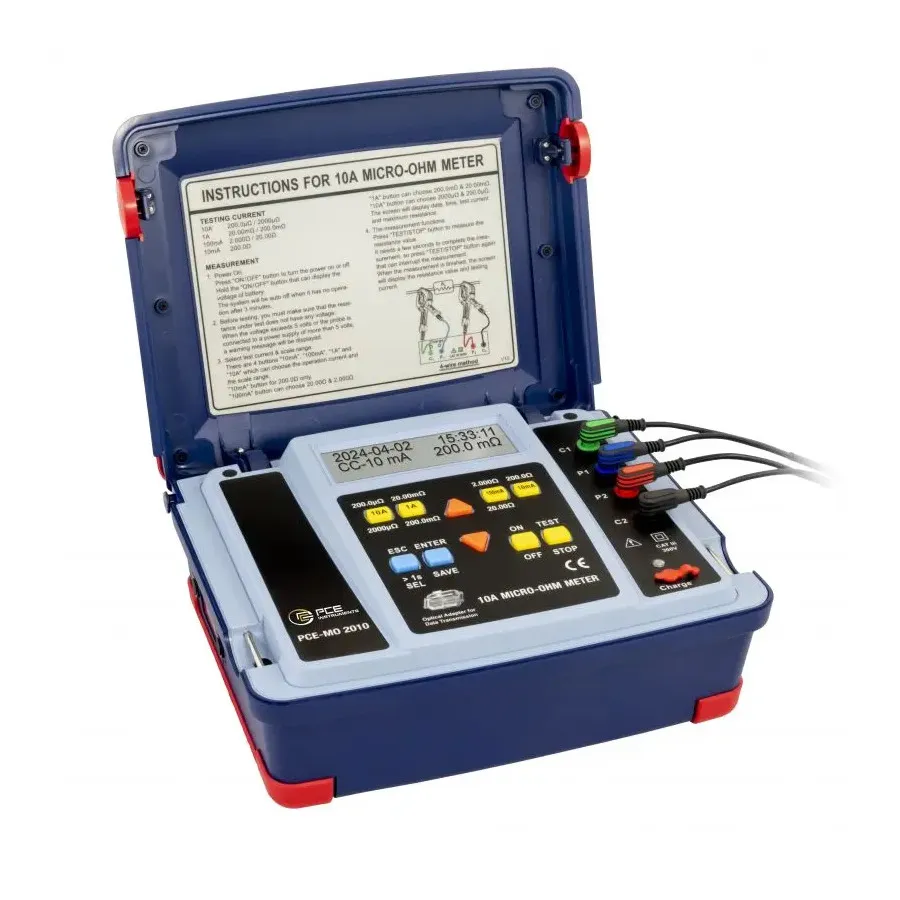 PCE Instruments PCE-MO 2010 Mikro-Ohmmeter