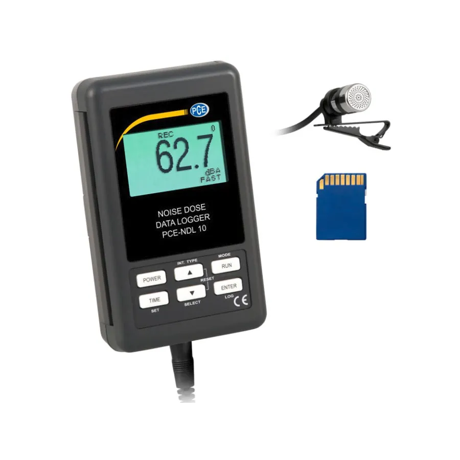 PCE Instruments PCE-NDL 10 Datenprotokollierendes Dezibel-Messgerät