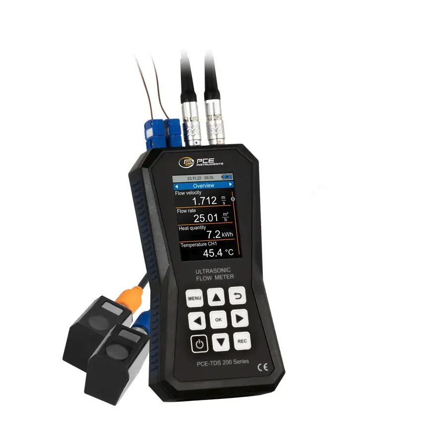 PCE Instruments PCE-TDS 200+ S Ultraschall-Durchflussmesser