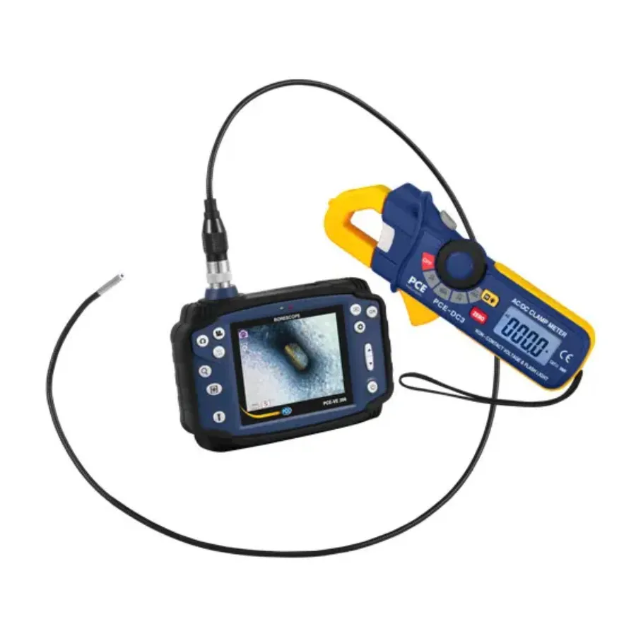 PCE Instruments PCE-VE 200-KIT2 Video-Borescope und Zangenmessgerät-Set