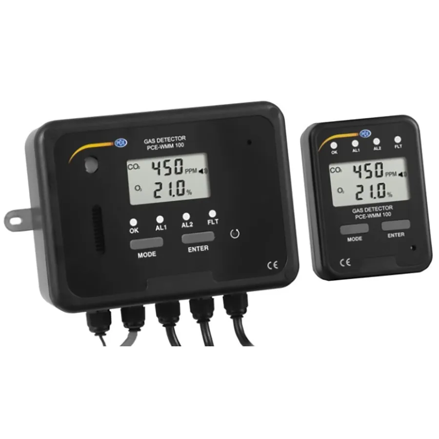 PCE Instruments PCE-WMM 100 CO2/O2 ortsfester Gasdetektor