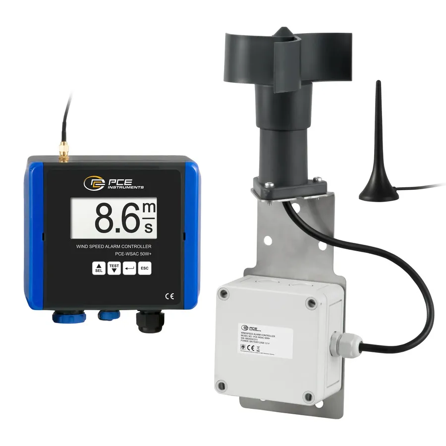 PCE Instruments PCE-WSAC 50W 230 Windgeschwindigkeits-Alarmregler