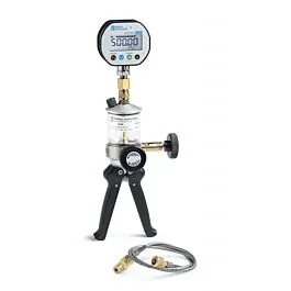 Ralston Instruments QTHP-1KPSIG-D Hydraulische Handpumpe mit Druckmessgerät
