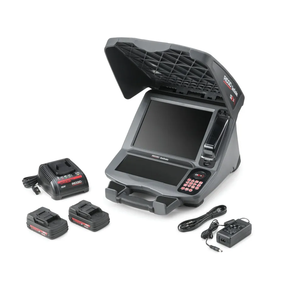 RIDGID 57288 CS12x Monitor mit 2 Batterien und Ladegerät