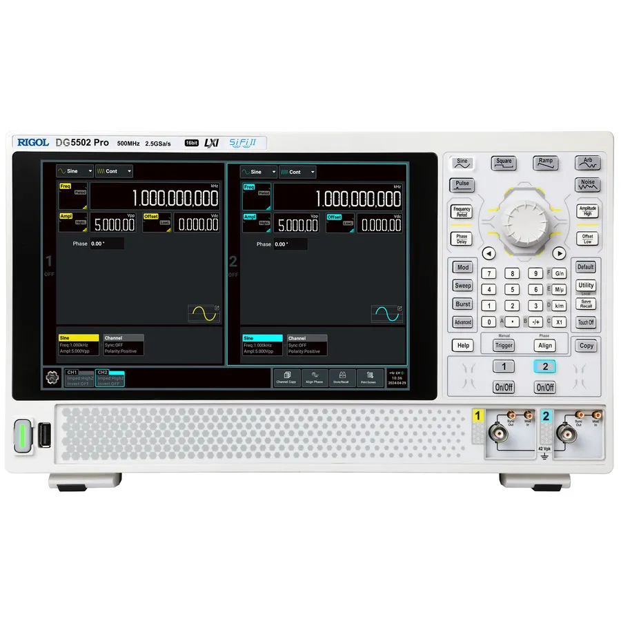 RIGOL DG5502 Pro Funktionsgenerator für beliebige Wellenformen