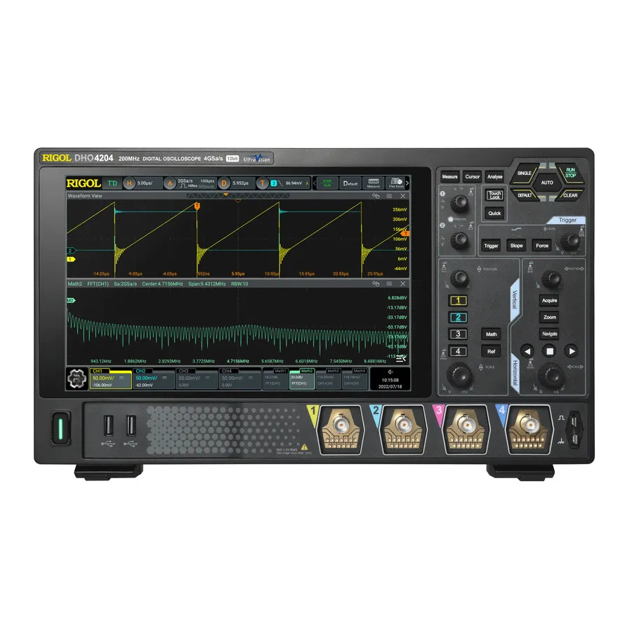 RIGOL DHO4204 Digital-Oszilloskop mit 4 Kanälen
