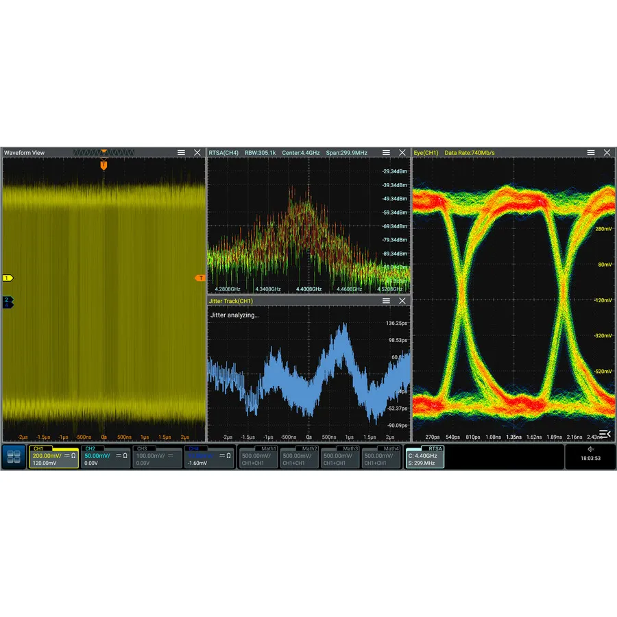 RIGOL DS70000-JITTA Auge-Diagramm- und Jitter-Analyse-Option