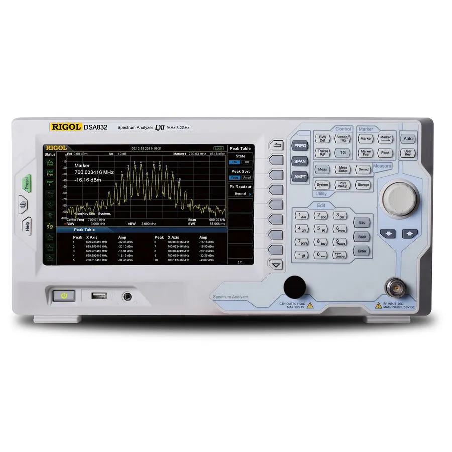 RIGOL DSA832 HF-Spektrumanalysator