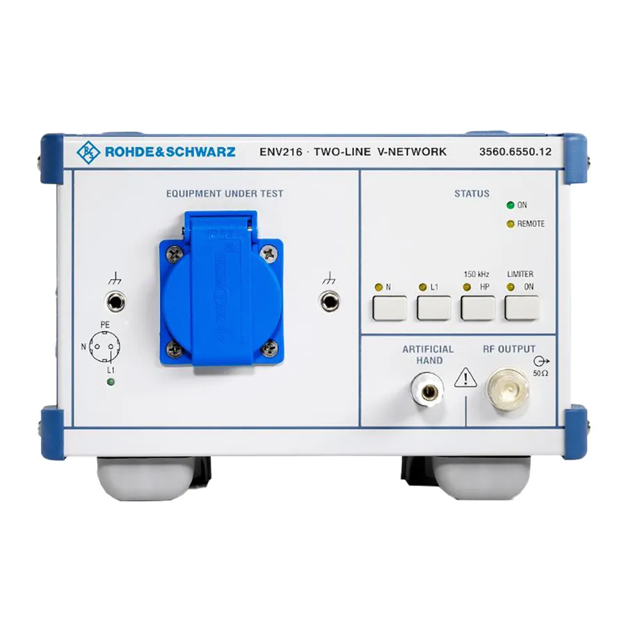 Rohde & Schwarz ENV216 Netzwerk zur Impedanzstabilisierung