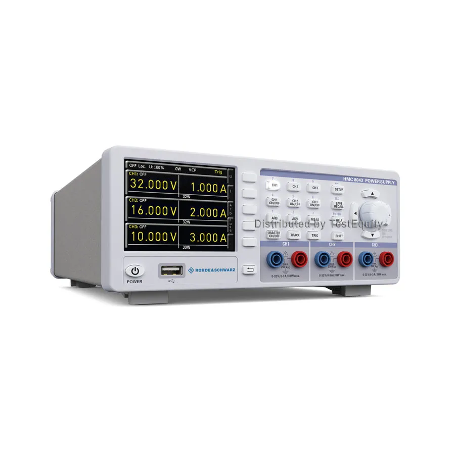 Rohde & Schwarz HMC8043-G.02 Triple-Output-DC-Stromversorgung mit GPIB