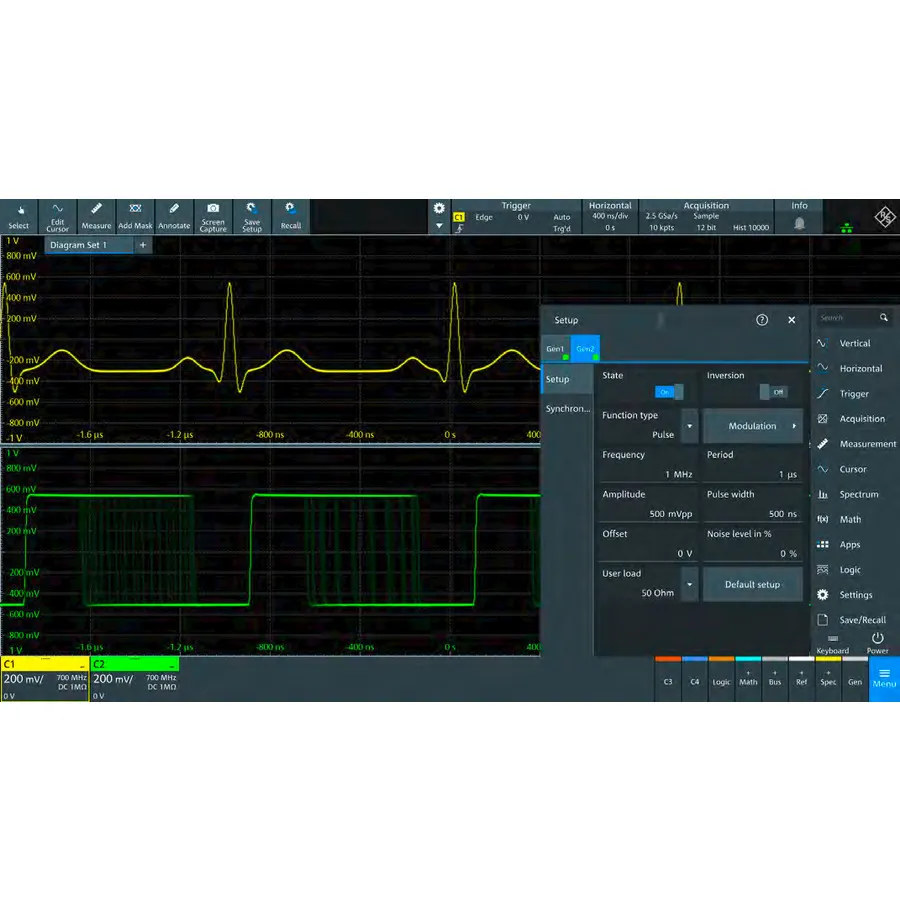 Rohde & Schwarz MXO4-B6 Arbitrary Waveform Generator-Option