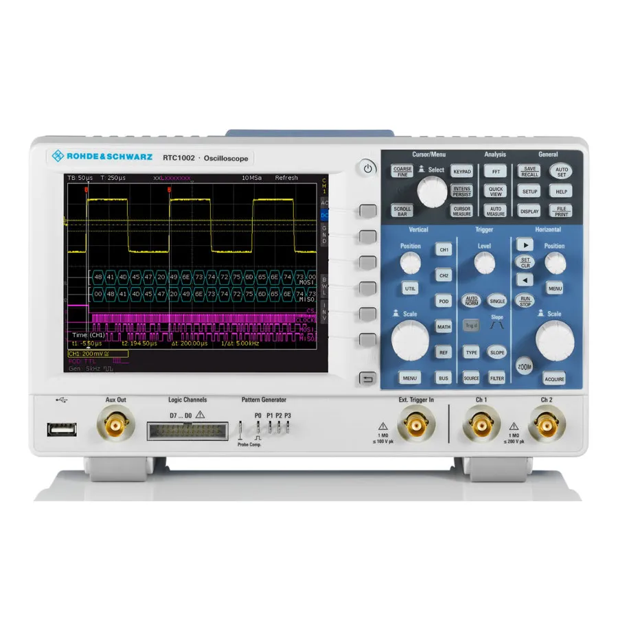 Rohde & Schwarz RTC1002EDU Digitales Oszilloskop Bildungs-Paket