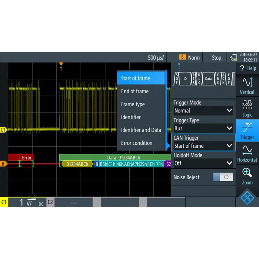 Rohde & Schwarz RTM-K3 CAN/LIN Auslöse- und Dekodierungspaket