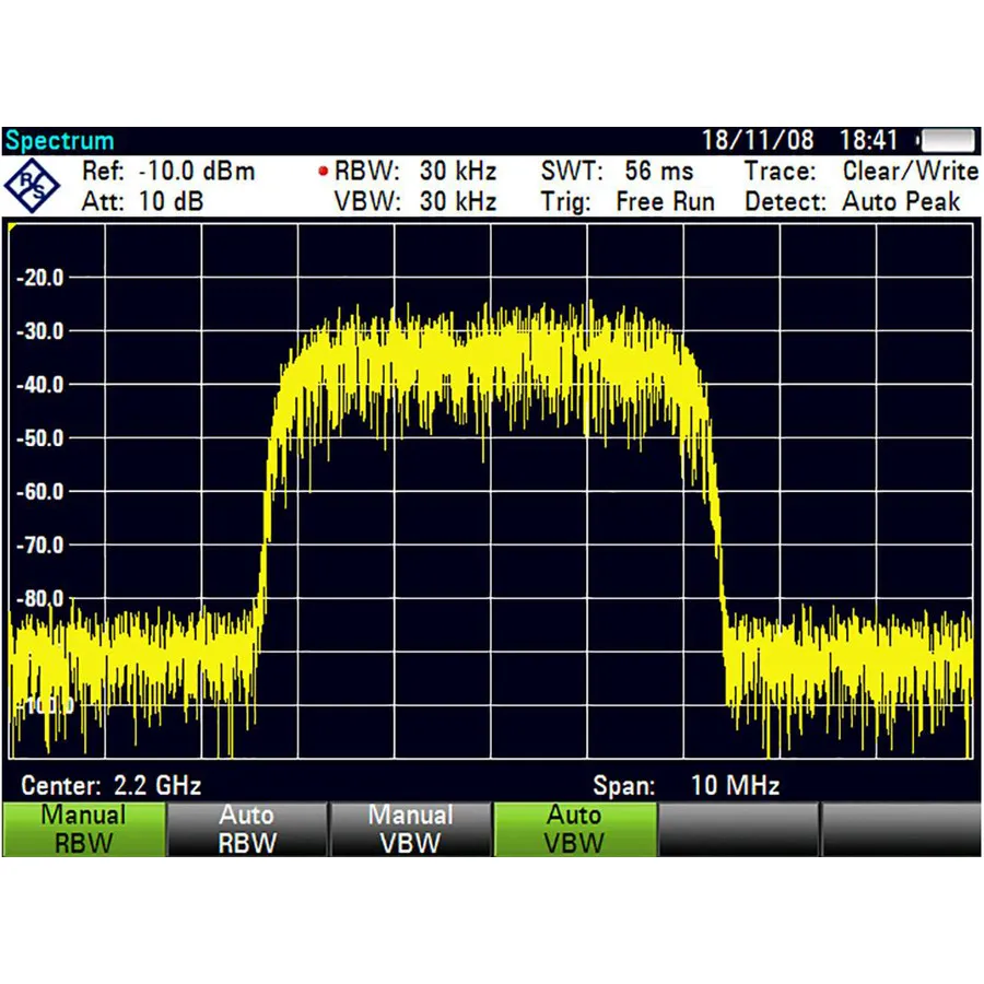 Rohde & Schwarz ZVH-K1 Spektrum-Analyse-Messenanwendung