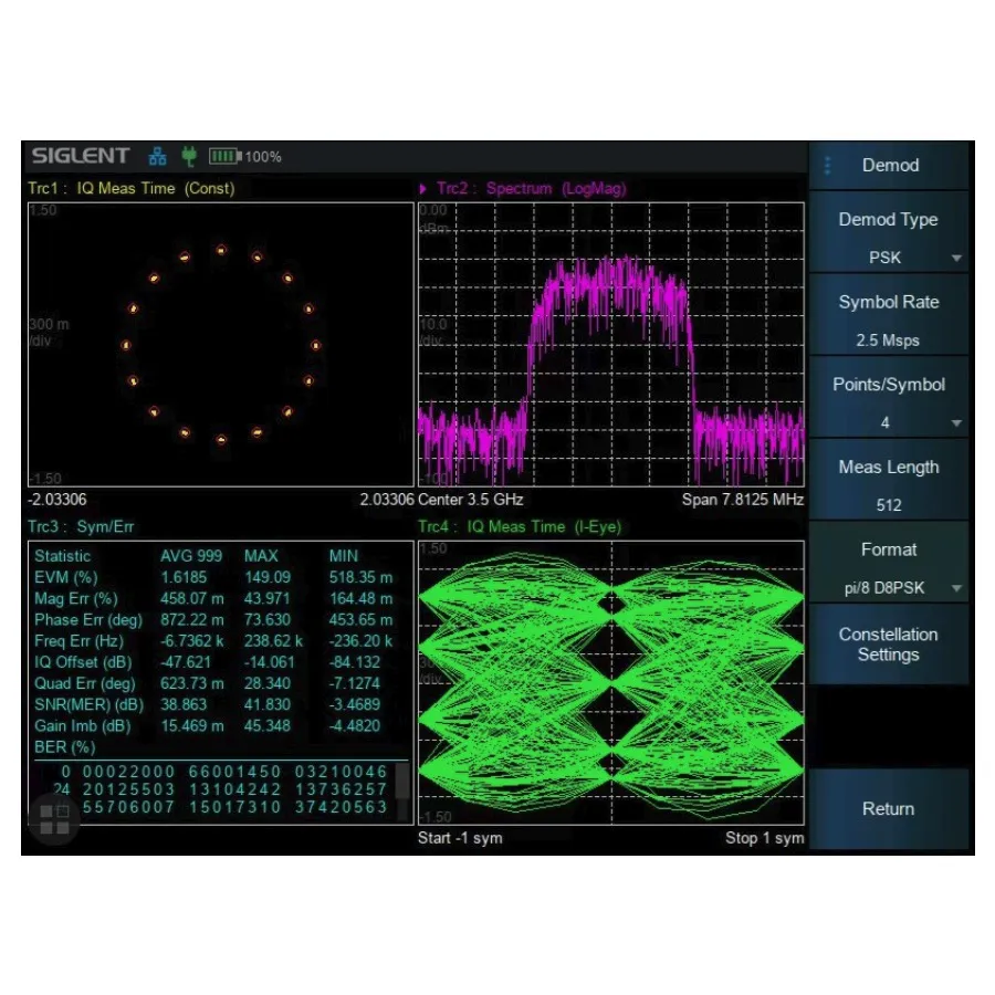 Siglent SHA860-DMA Digital-Modulationsanalyse-Option