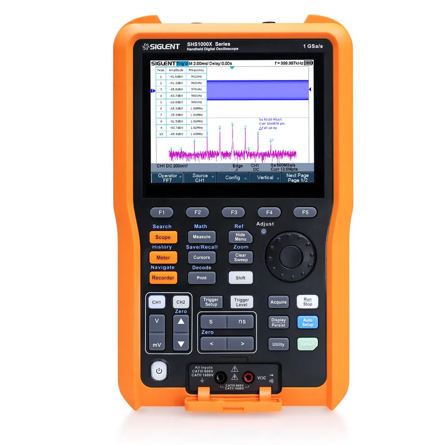 Siglent SHS1102X tragbares Oszilloskop