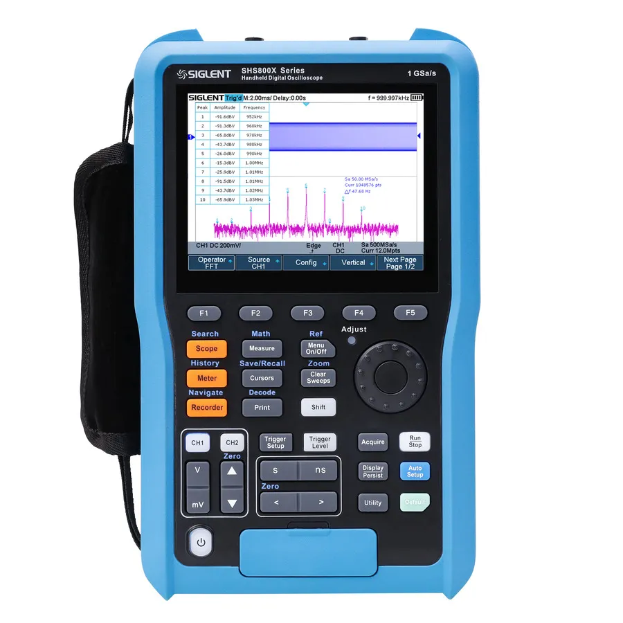 Siglent SHS810X tragbares Oszilloskop
