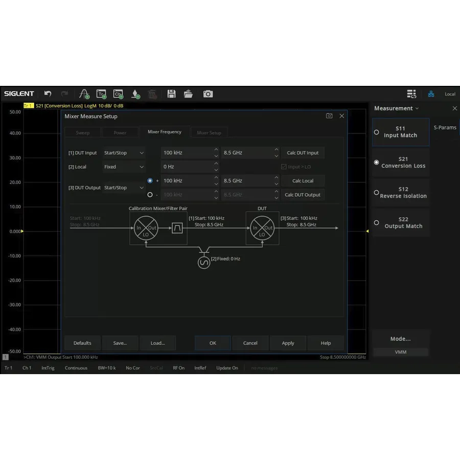 Siglent SNA5000-VMM Softwareoption für Vektormischer-Messung
