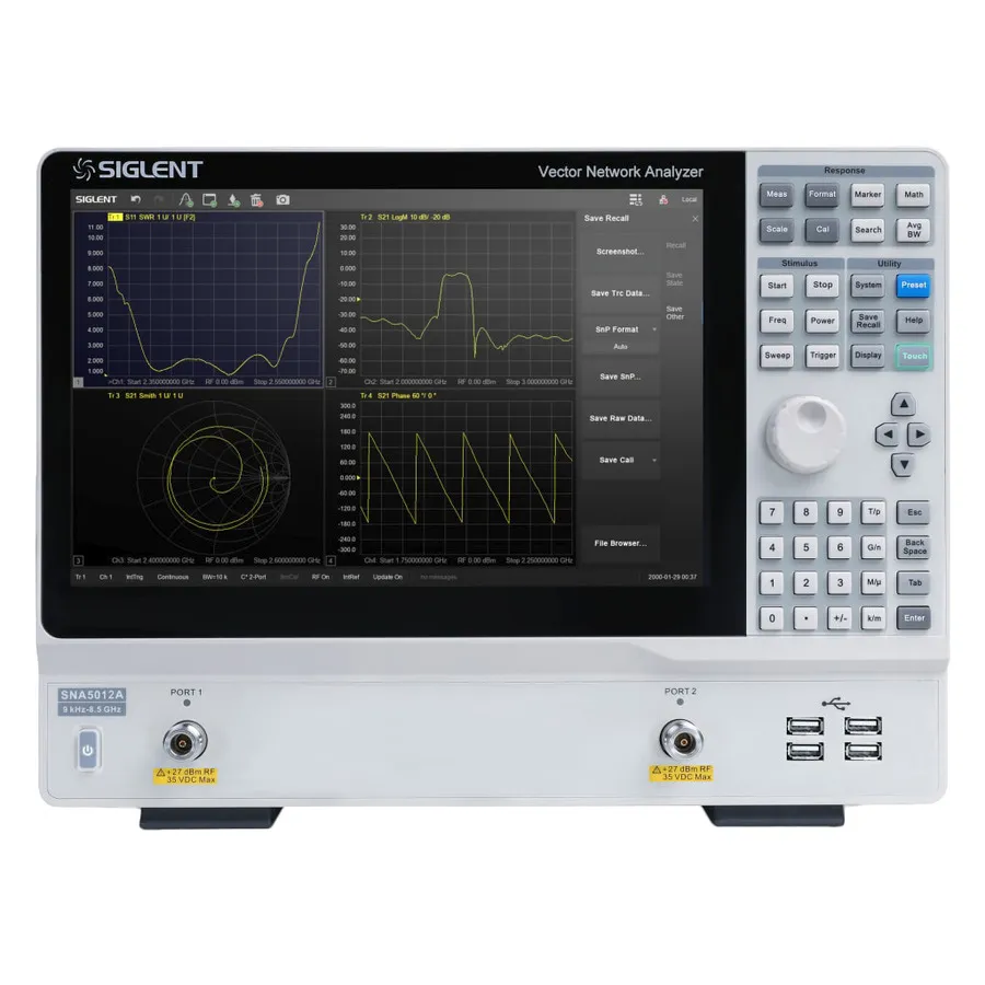 Siglent SNA5012A Vektornetzwerkanalysator