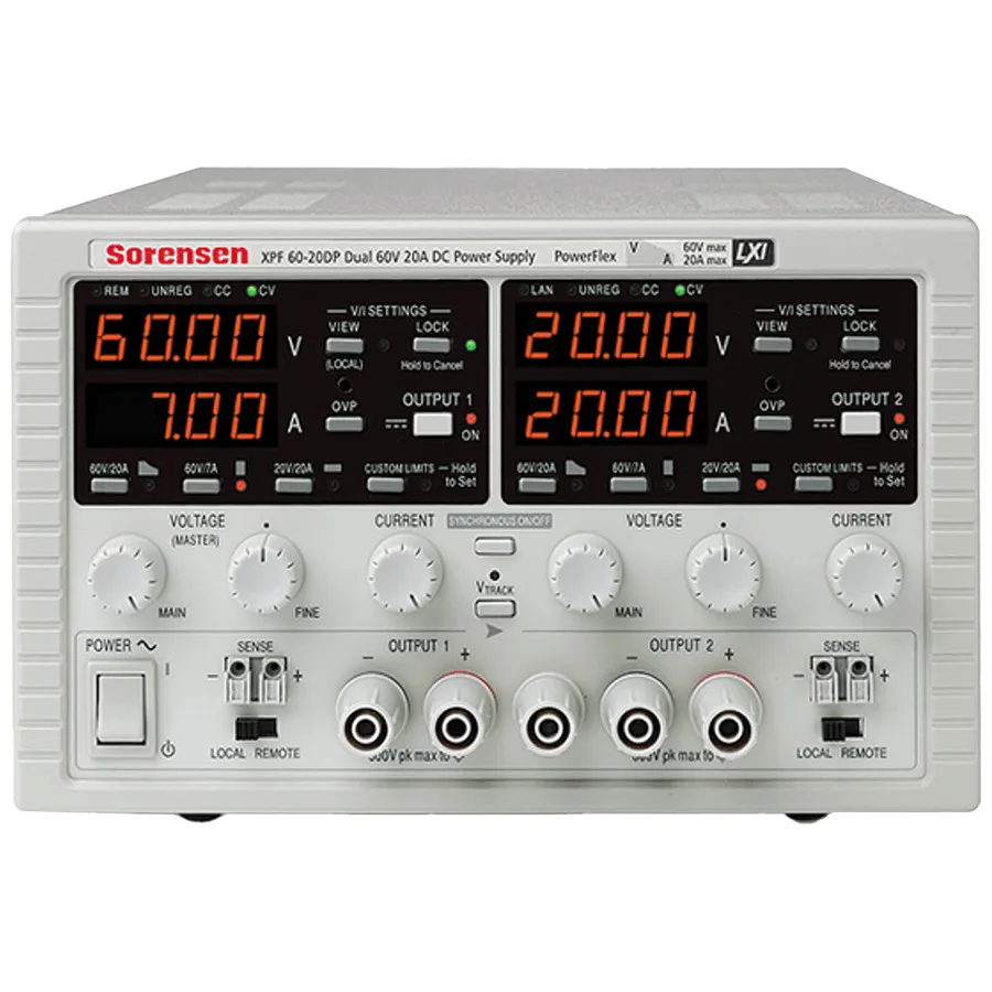 Sorensen XPF60-10D Doppel-Ausgangsstromversorgung