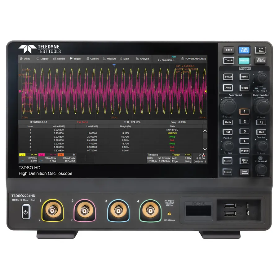Teledyne LeCroy T3DSO2204HD Digital-Oszilloskop