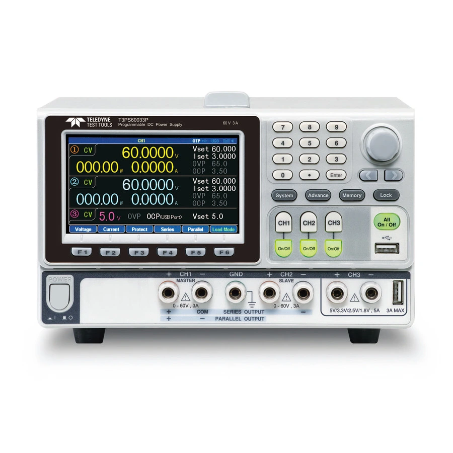 Teledyne LeCroy T3PS30063P Stromversorgung mit drei Ausgängen DC