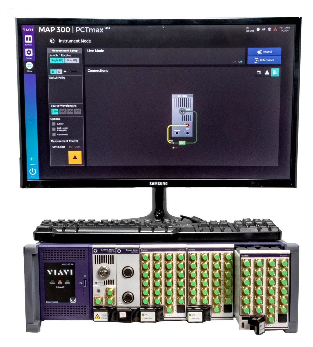 Viavi MORL-A11308-MBID-M101 Multimode IL/RL Testmessgerät