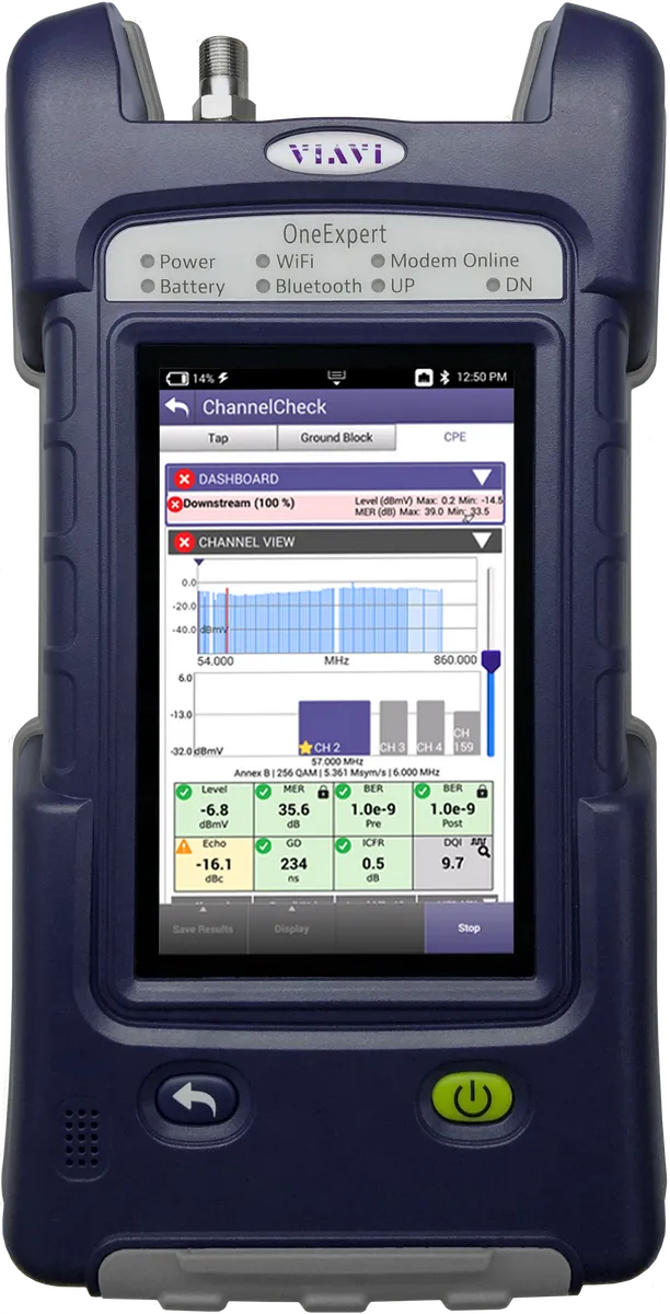 Viavi ONX-220-65-204-D31-PRO DOCSIS Tester